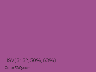 HSV 313°,50%,63% Color Image