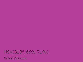 HSV 313°,66%,71% Color Image