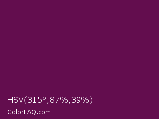 HSV 315°,87%,39% Color Image