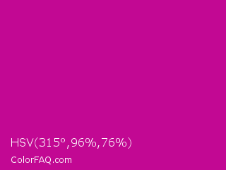 HSV 315°,96%,76% Color Image
