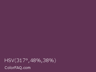 HSV 317°,48%,38% Color Image