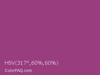 HSV 317°,60%,60% Color Image