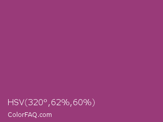 HSV 320°,62%,60% Color Image