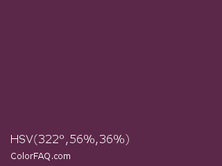 HSV 322°,56%,36% Color Image