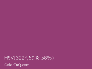HSV 322°,59%,58% Color Image