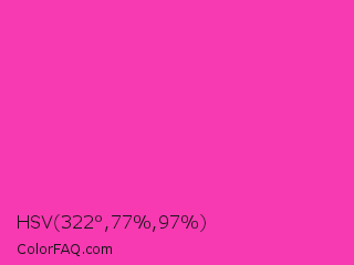 HSV 322°,77%,97% Color Image