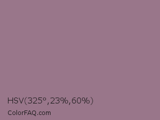 HSV 325°,23%,60% Color Image