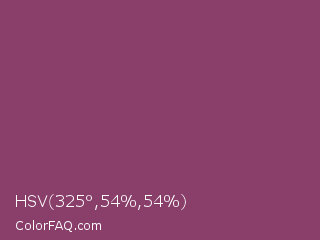 HSV 325°,54%,54% Color Image