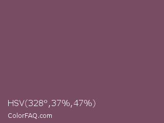 HSV 328°,37%,47% Color Image