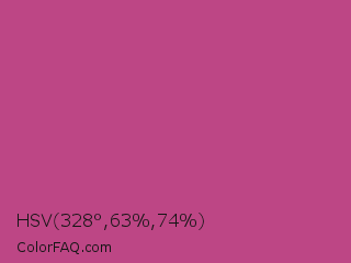 HSV 328°,63%,74% Color Image