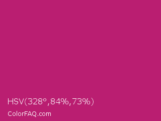 HSV 328°,84%,73% Color Image