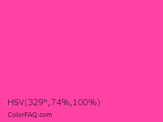 HSV 329°,74%,100% Color Image