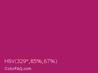 HSV 329°,85%,67% Color Image