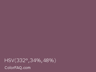 HSV 332°,34%,48% Color Image
