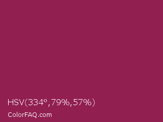 HSV 334°,79%,57% Color Image