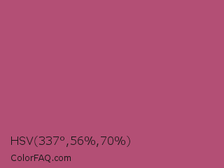 HSV 337°,56%,70% Color Image