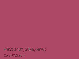 HSV 342°,59%,68% Color Image
