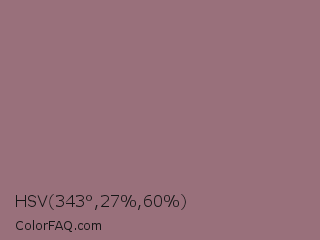 HSV 343°,27%,60% Color Image