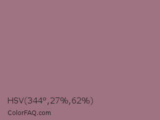 HSV 344°,27%,62% Color Image
