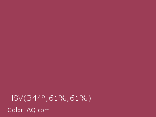 HSV 344°,61%,61% Color Image