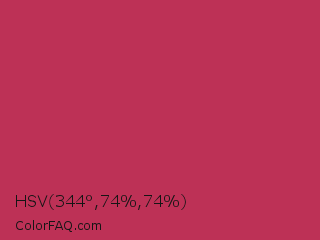 HSV 344°,74%,74% Color Image
