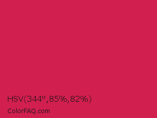 HSV 344°,85%,82% Color Image