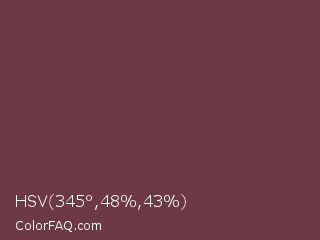 HSV 345°,48%,43% Color Image