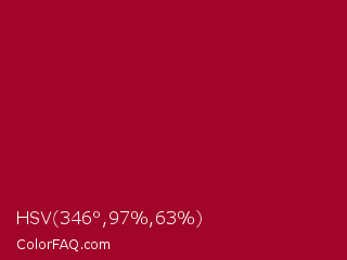 HSV 346°,97%,63% Color Image