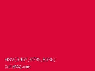HSV 346°,97%,86% Color Image