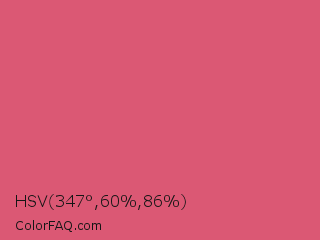 HSV 347°,60%,86% Color Image