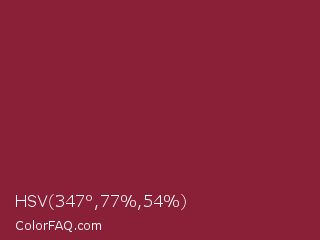 HSV 347°,77%,54% Color Image