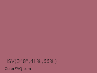 HSV 348°,41%,66% Color Image