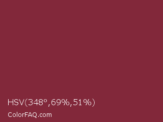 HSV 348°,69%,51% Color Image