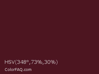 HSV 348°,73%,30% Color Image