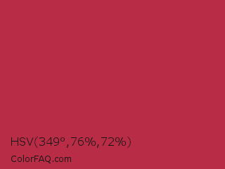 HSV 349°,76%,72% Color Image