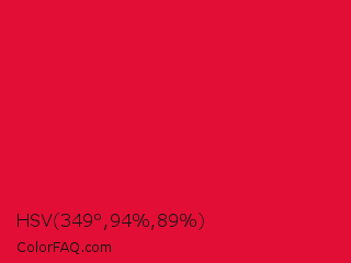 HSV 349°,94%,89% Color Image