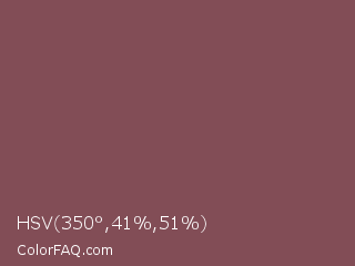 HSV 350°,41%,51% Color Image
