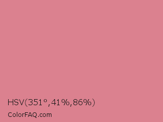 HSV 351°,41%,86% Color Image