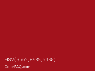 HSV 356°,89%,64% Color Image