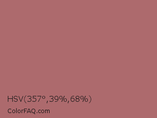 HSV 357°,39%,68% Color Image