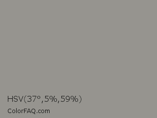 HSV 37°,5%,59% Color Image
