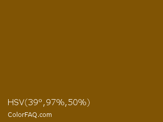 HSV 39°,97%,50% Color Image