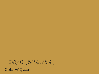 HSV 40°,64%,76% Color Image