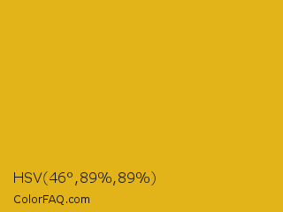 HSV 46°,89%,89% Color Image