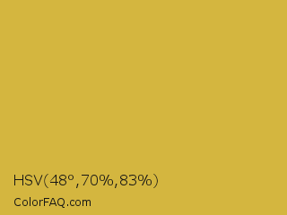 HSV 48°,70%,83% Color Image