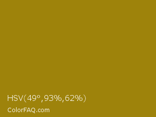 HSV 49°,93%,62% Color Image