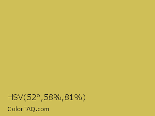 HSV 52°,58%,81% Color Image