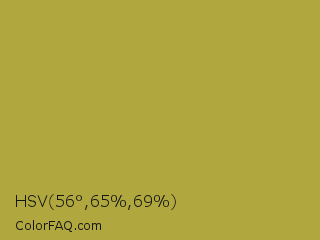 HSV 56°,65%,69% Color Image