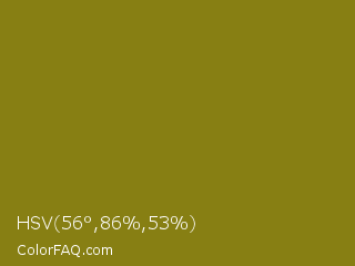 HSV 56°,86%,53% Color Image