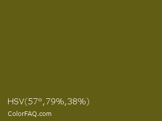 HSV 57°,79%,38% Color Image